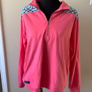 NWT Pink & Blue Simply Southern Pullover